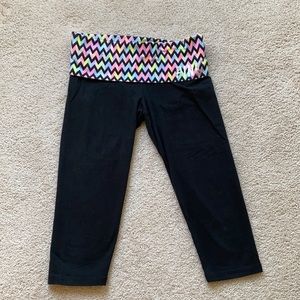 Black Victoria’s Secret PINK Yoga Capris | Small
